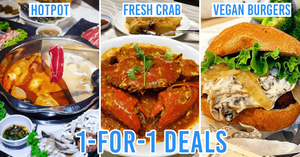 1 For 1 Food Deals Singapore