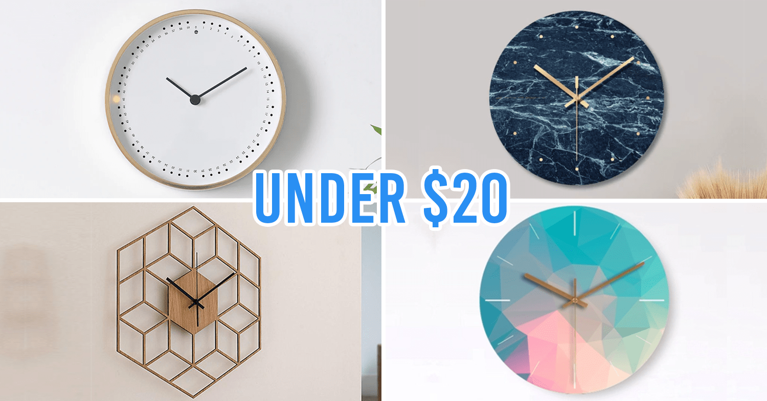 Modern Wall Clocks Singapore Affordable