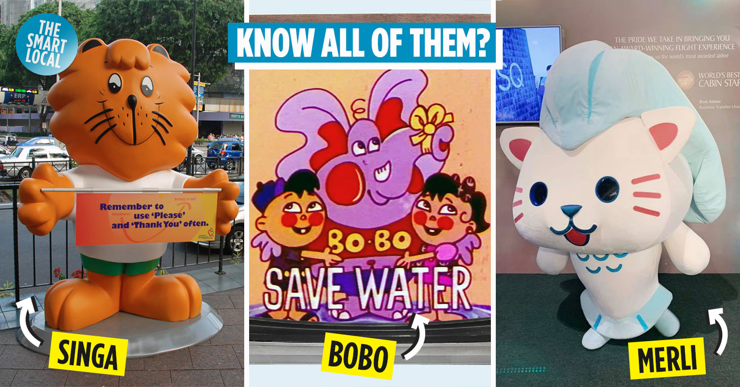 11 Iconic Singapore Mascots From The Lao Jiaos To New Gen Z Additions