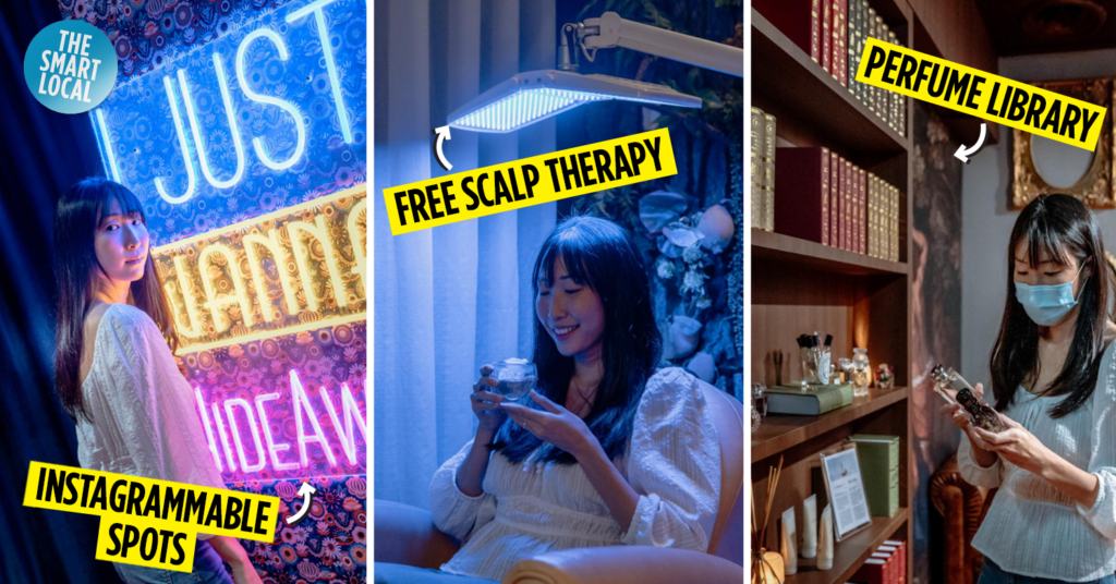 Chez Vous HideAway Ngee Ann City Hair Salon With Free Spa Perks - Instagrammable zones