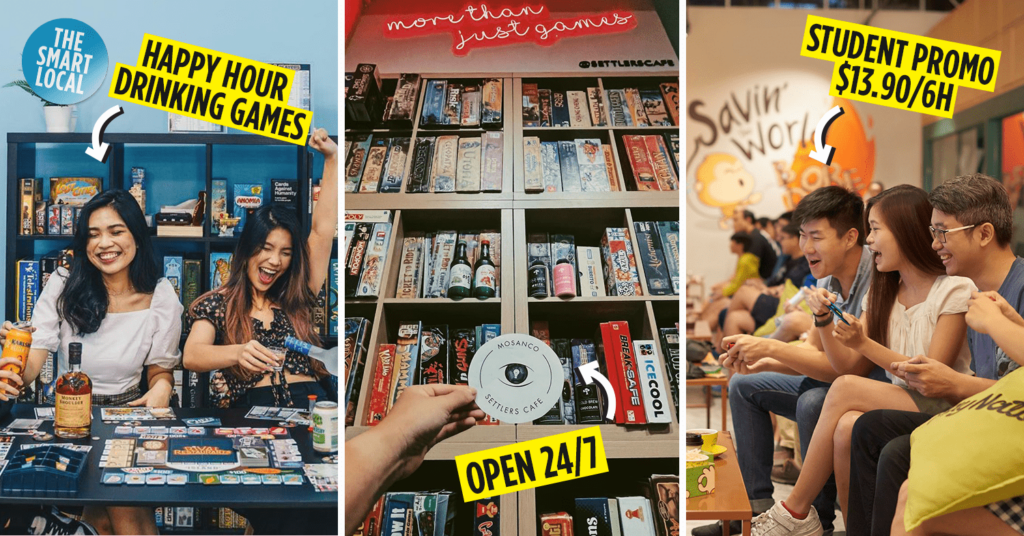 late night board game cafes cover